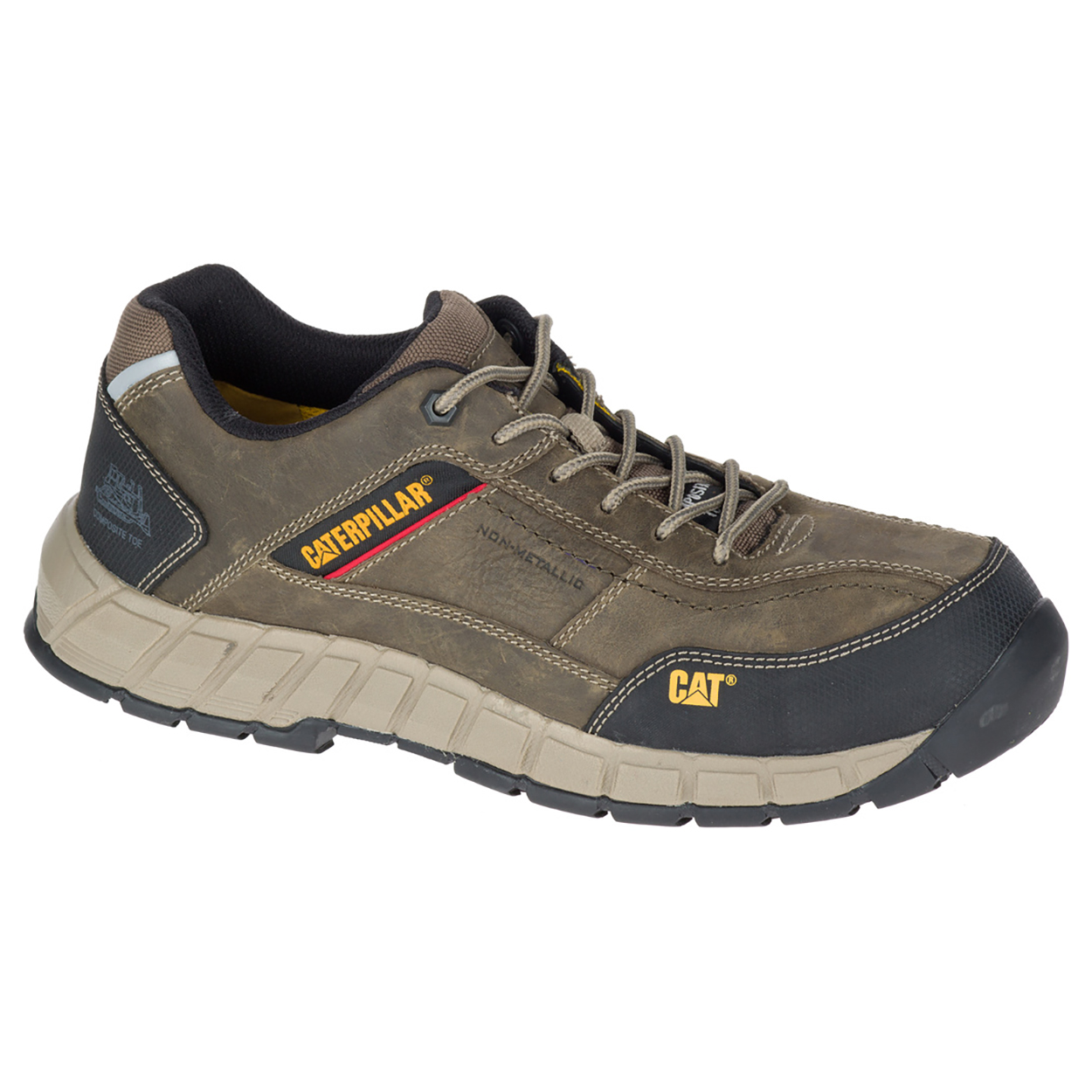 Caterpillar Men's Streamline Leather Ct S1 P Hro Sra Sa Safety Shoes Dark Grey CAT-15273